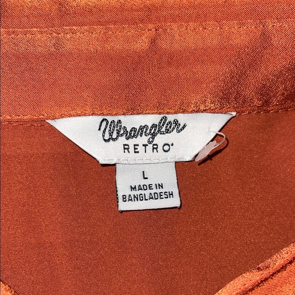 Chic Rust Button-Down Shirt - image 4